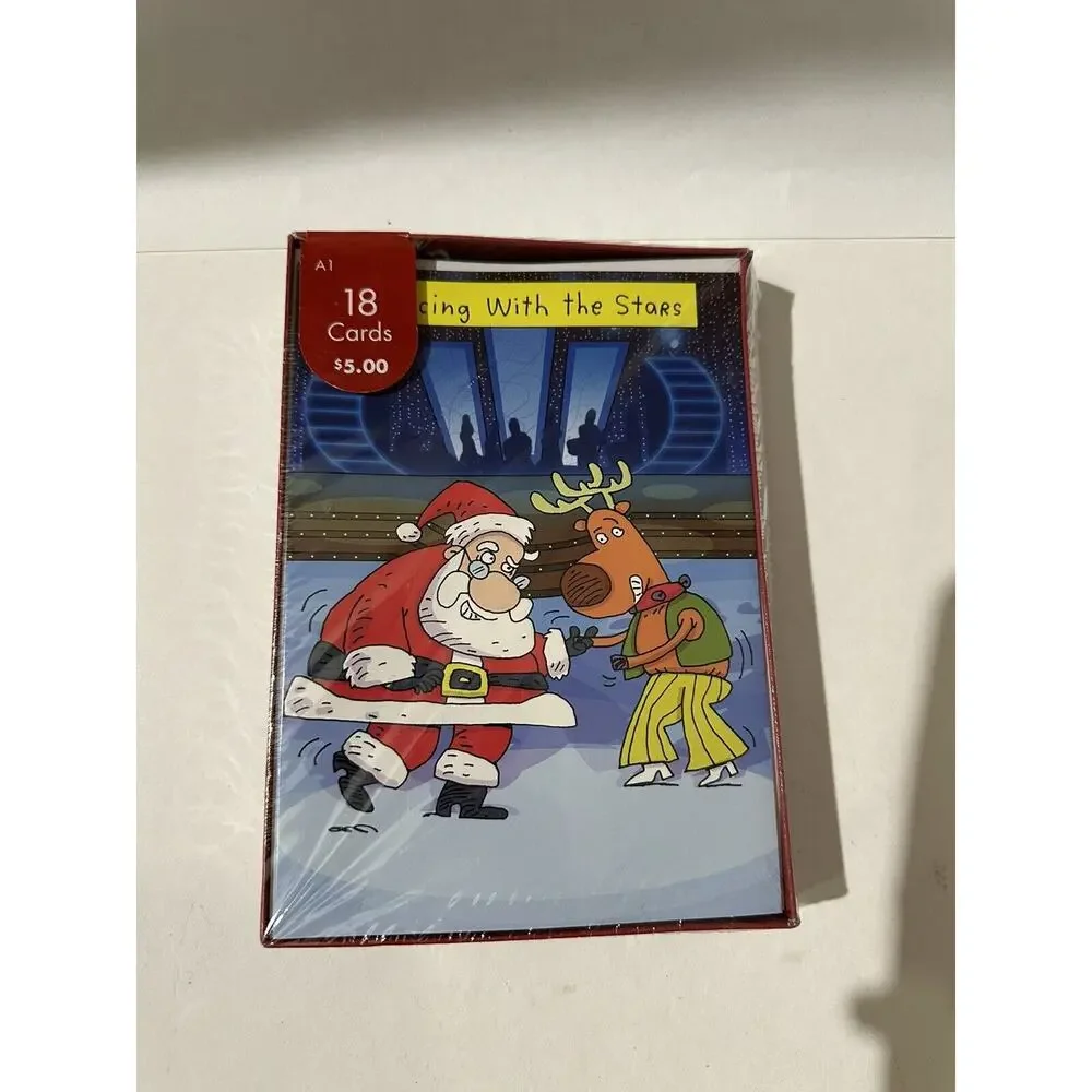 3 Box Of 12 Ea -Relax Its Only A Phase & Prance Stars 54 Christmas Funny‎ Cards
